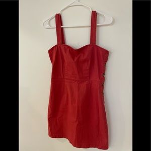 Forever 21 Light Pink Overall Dress